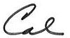 Cal Morgan Signature