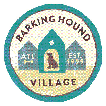 August Match Barking Hound Village Logo
