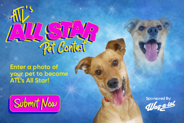 Enter the Atlanta's Cutest Pet Contest today!