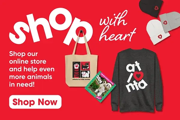 Shop our store and help even more animals in need.