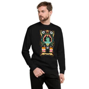 unisex premium sweatshirt black front 65a6c6f457386.jpg