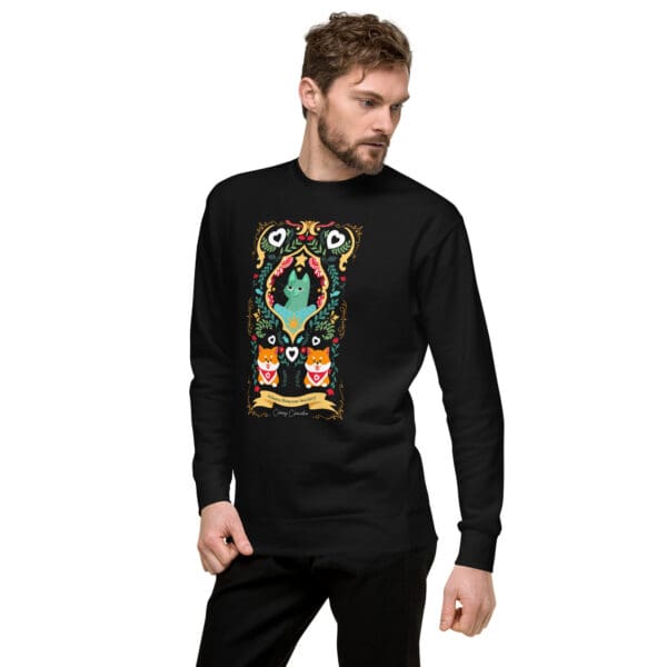 unisex premium sweatshirt black left front 65a6c6f4583f5.jpg