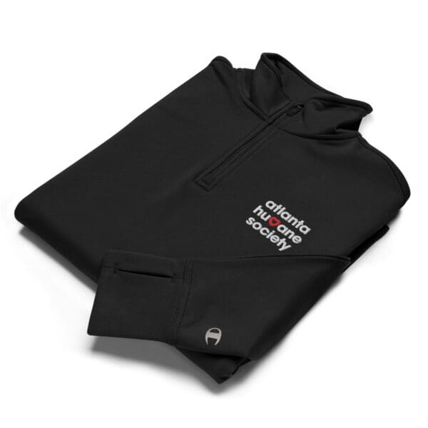 champion quarter zip pullover black front 66fac2e6577b3.jpg