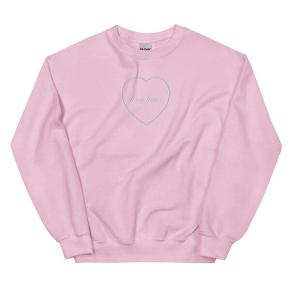 unisex crew neck sweatshirt light pink front 679028069b09d.jpg