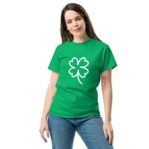 unisex classic tee irish green front 67c20f01d224b.jpg