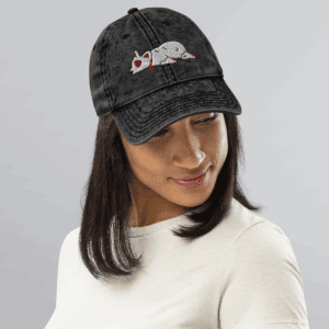 vintage cap black front 68bb48b96957f